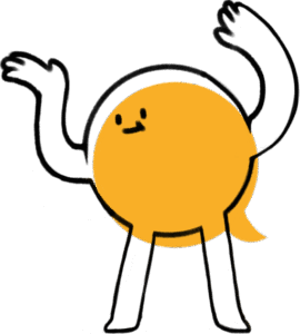 Ilustración de un círculo con los brazos levantados