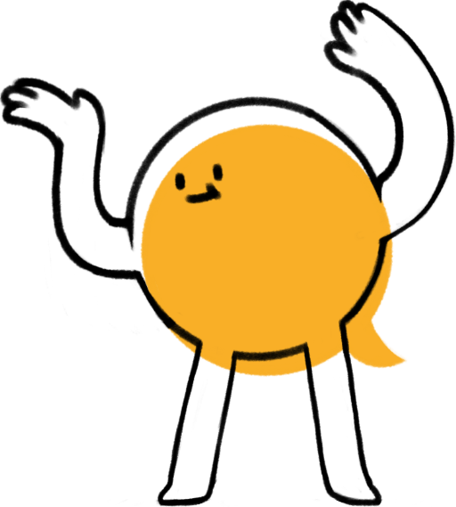 Ilustración de un círculo con los brazos levantados